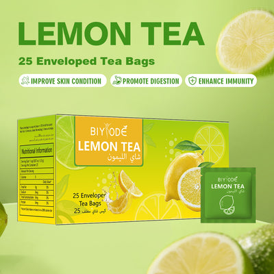 Wholesale OEM ODM Private Label Lemon Tea Bag Herbal Supplements Certificate Manufacturer Factory GMP HALAL NSF COA Vitamin C Potassium Polyphenols Immunity Booster Skin Supplements