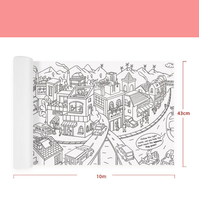 Pocket Watercolor Painting Book Children's Gouache Graffiti Picture Book Painting And Coloring