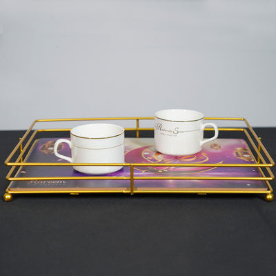 Painted Tray Ramadan Festival Iron Tray