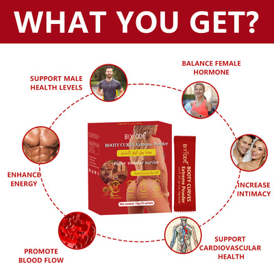 Custom Private Label OEM ODM Wholesale Booty Curve Extreme Powder Herbal NSF HALAL COA GMP Certification Body Shaping Buttocks Enhancement Energy Boost Protein Vitamins Minerals