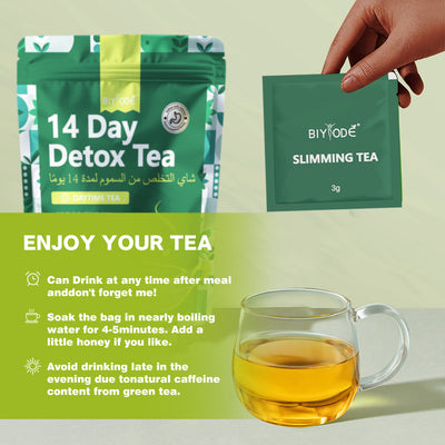 OEM ODM Private Label 14 Day Detox Tea Bag Herbal Supplements Factory GMP HALAL COA Certified Support Digestion Fat Burning And Body Shaping