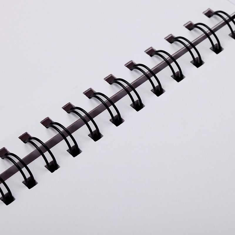 Color Lead Book Blank Flip Vertical Turn Coil Glue Binding Drawing Book