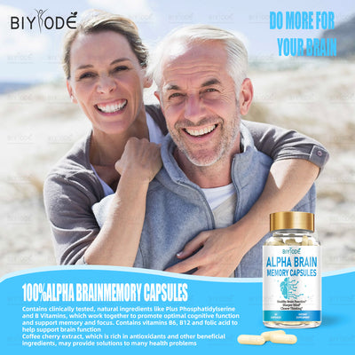 Certificate Manufacturer NSF HALAL COA GMP Wholesale Alpha Brain Supplement Healthcare Alpha Brain Capsule