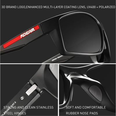 High Film Polarized Driving Sunglasses Ultralight Outdoor Athletic Glasses